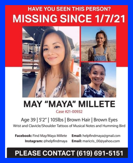 Maya Millete Missing Poster